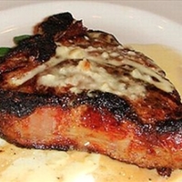 Veal Chops with Stilton Butter