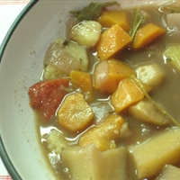 Vegetable Stew with Rich Red Wine Sauce