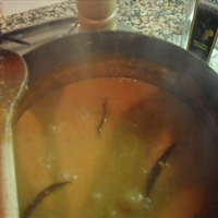 Vegetables and Peanut Butter Soup