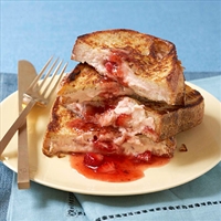 Very Strawberry Stuffed French Toast