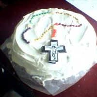 Waffle Torte Rosary Cake - No Bake!