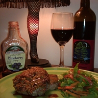 Walnut Round Eye with Warm Celery & Tomato Slaw