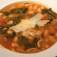 White Bean and Escarole/swiss Chard Soup