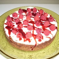 White Chocolate And Raspberry Cheesecake
