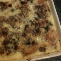 White Chocolate Bread And Butter Pudding