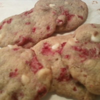 White Chocolate Raspberry Cookies