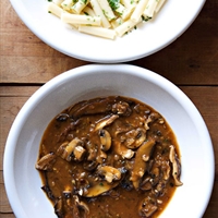 Wild Mushroom Ragout with Ziti