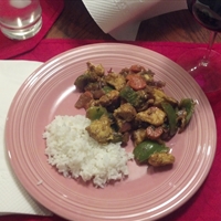 Wok-Seared Chicken & Vegetables (Kadhai murghi)