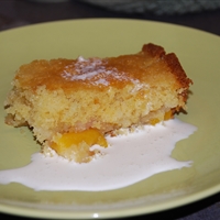 Wom Kim's Peach Pudding