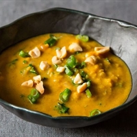 Yam and Peanut Stew with Kale