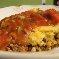 Zesty Beef Corn Bread Dinner