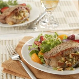 Almond-Stuffed Pork Chops