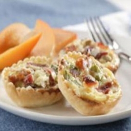Bacon and Mushroom Bite-Size Quiche