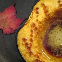 Baked Acorn Squash with Brown Sugar