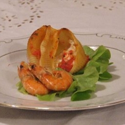 Baked Seafood Stuffed Shells