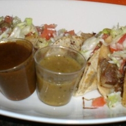 Chicken Tacos with Lime-Cilantro Crema