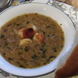 Easy Onion Soup with Stilton