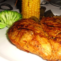 Grilled Chicken Breast with Garlic Lemon Marinade