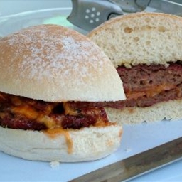 Inside-Out Bacon Cheeseburgers Inside-Out Bacon Cheeseburgers
