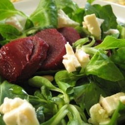 Mache Feta Beet Salad