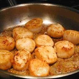Pan-Fried Scallops
