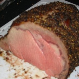 Peppercorn Crusted Prime Rib