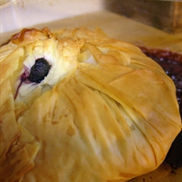 Phyllo Blueberry Purse