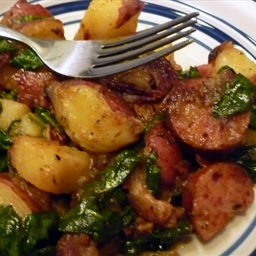 Potato Kielbasa Skillet Potato Kielbasa Skillet