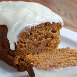 Pumpkin Loaf/Cupcakes with Cream Cheese Icing