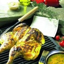 Spatchcocked Deviled Chicken