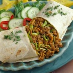 Thai Pork Burritos