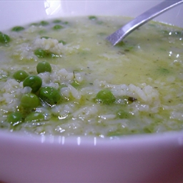 Venetian Rice And Pea Soup