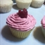 Almond Cupcakes with Fresh Raspberry Frosting