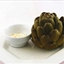 Artichoke Preparing for Cooking Whole