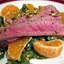 Beef And Orange Salad with Red Onion Mustard Vinaigrette
