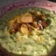 Broccoli and Cheese Soup with Croutons Broccoli and Cheese Soup with Croutons