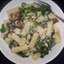 Broccoli Rabe, Spicy Italian Sausage and Beans over Pasta