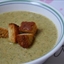 Broccoli Soup with Homemade Croutons