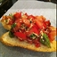 bruchetta with balsamic vinegar
