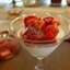 Buttermilk Panna Cotta with Strawberries