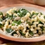 Cavatappi with Spinach, Beans, and Asiago Cheese
