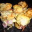 Cheddar Biscuits with Fried Eggs, Ham, And Brown Butter Cheddar Biscuits with Fried Eggs, Ham, And Brown Butter