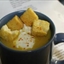 Cheese and Beer Soup with Garlic Croutons Cheese and Beer Soup with Garlic Croutons
