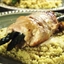 Chicken-Asparagus Roll-ups with Orange Yogurt Sauce and Couscous