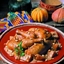 Chicken Baked with Pumpkin and Peanuts Chicken Baked with Pumpkin and Peanuts