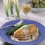 Chicken Breasts Roasted with Bacon and Pears In Mustard Cream Sauce