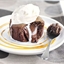 Chocolate Fondant, Caramel Sauce and Ice Cream Chocolate Fondant, Caramel Sauce and Ice Cream