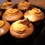 Chocolate Glazed Dark Chocolate Cupcakes  with Peanut Butter Cream filling