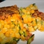 Corn and Zucchini Au Gratin with Chipotle Peppers Corn and Zucchini Au Gratin with Chipotle Peppers