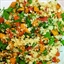 Couscous with sweet potato and zucchini